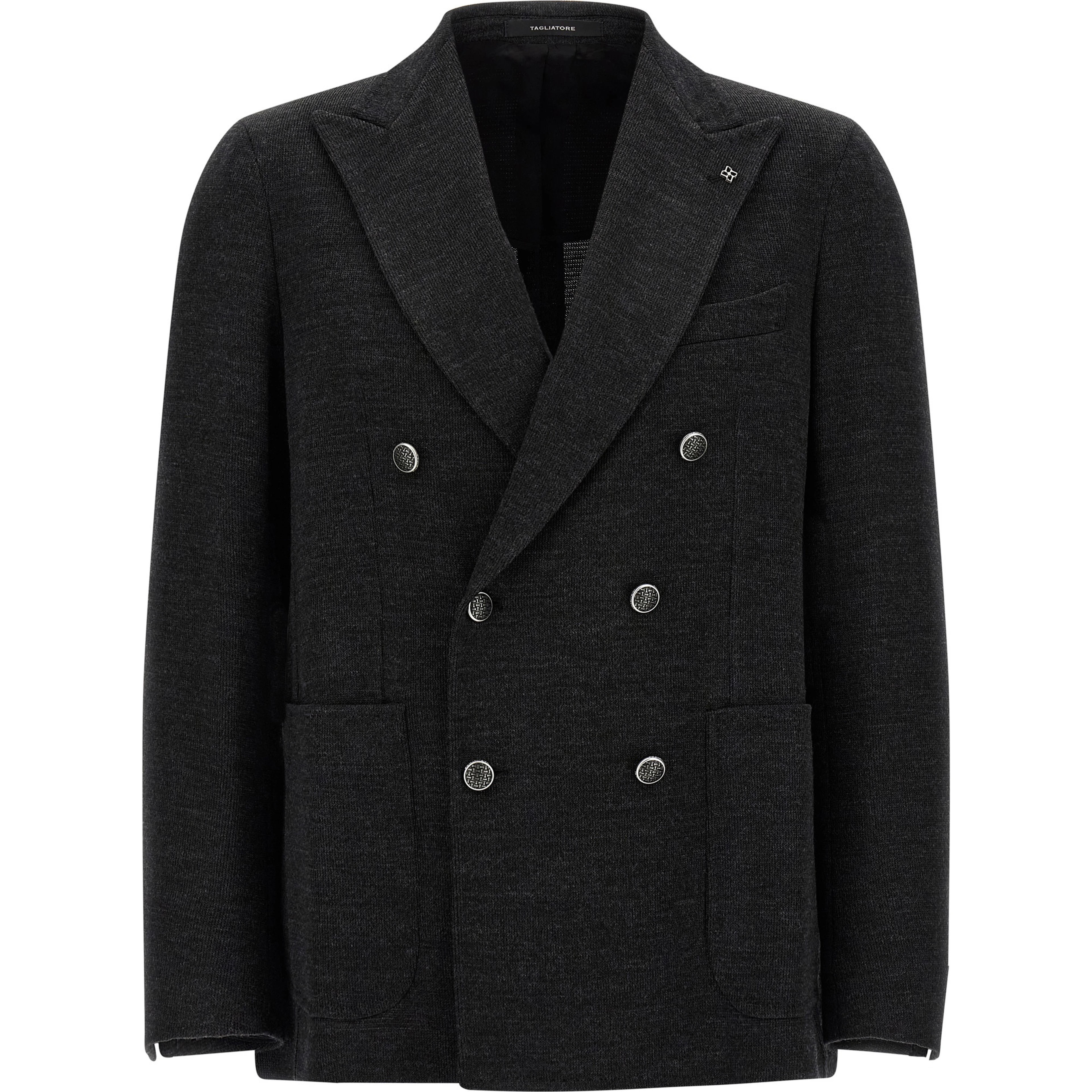 Gray Polyester Blazer