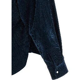 Blue Viscose Blouse