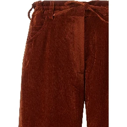 Multicolor Viscose Casual Pants