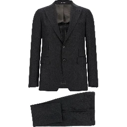 Gray Virgin Wool Two-Piece Suit