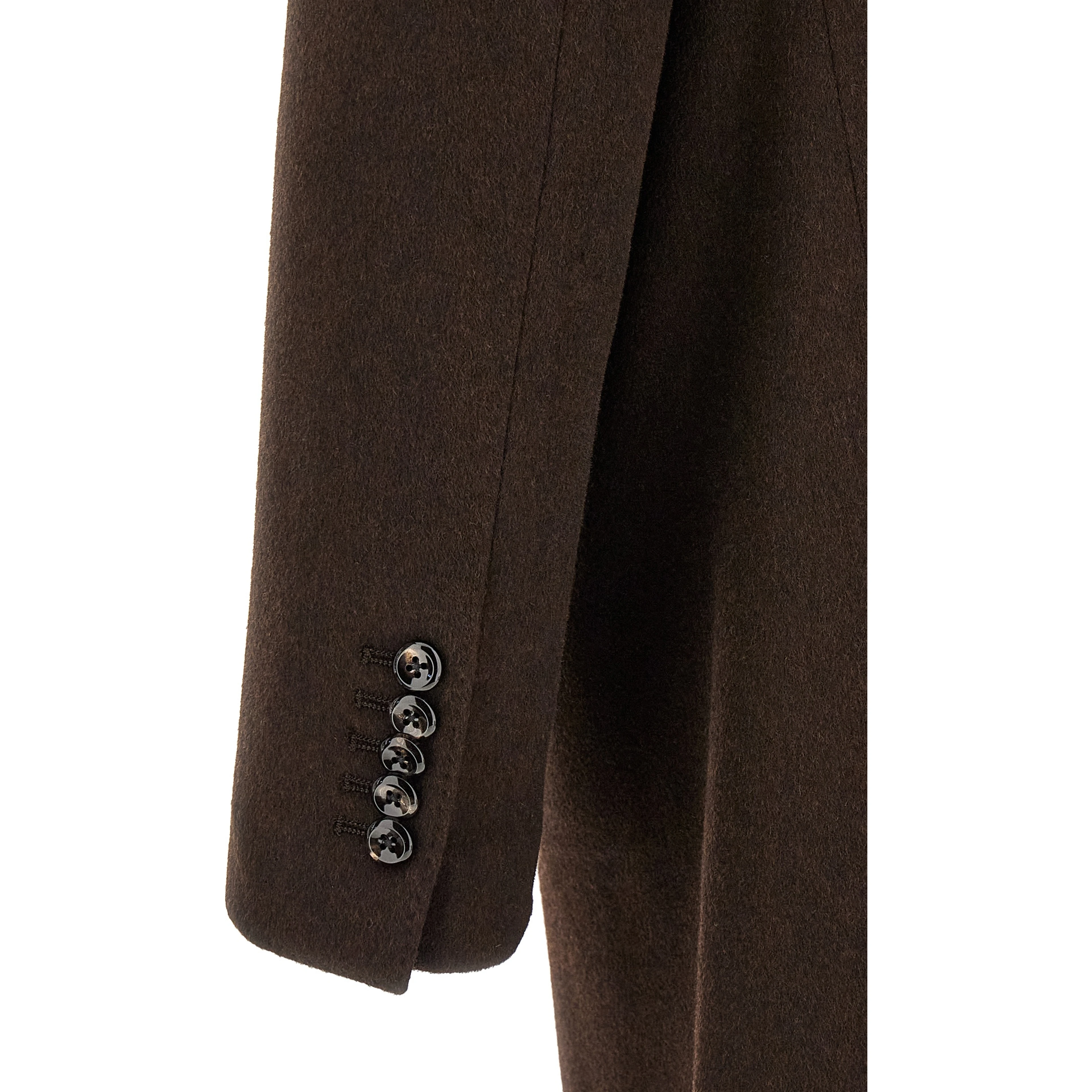 Brown Virgin Wool Coat