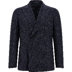 Blue Virgin Wool Blazer
