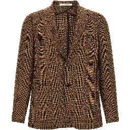 Brown Virgin Wool Blazer