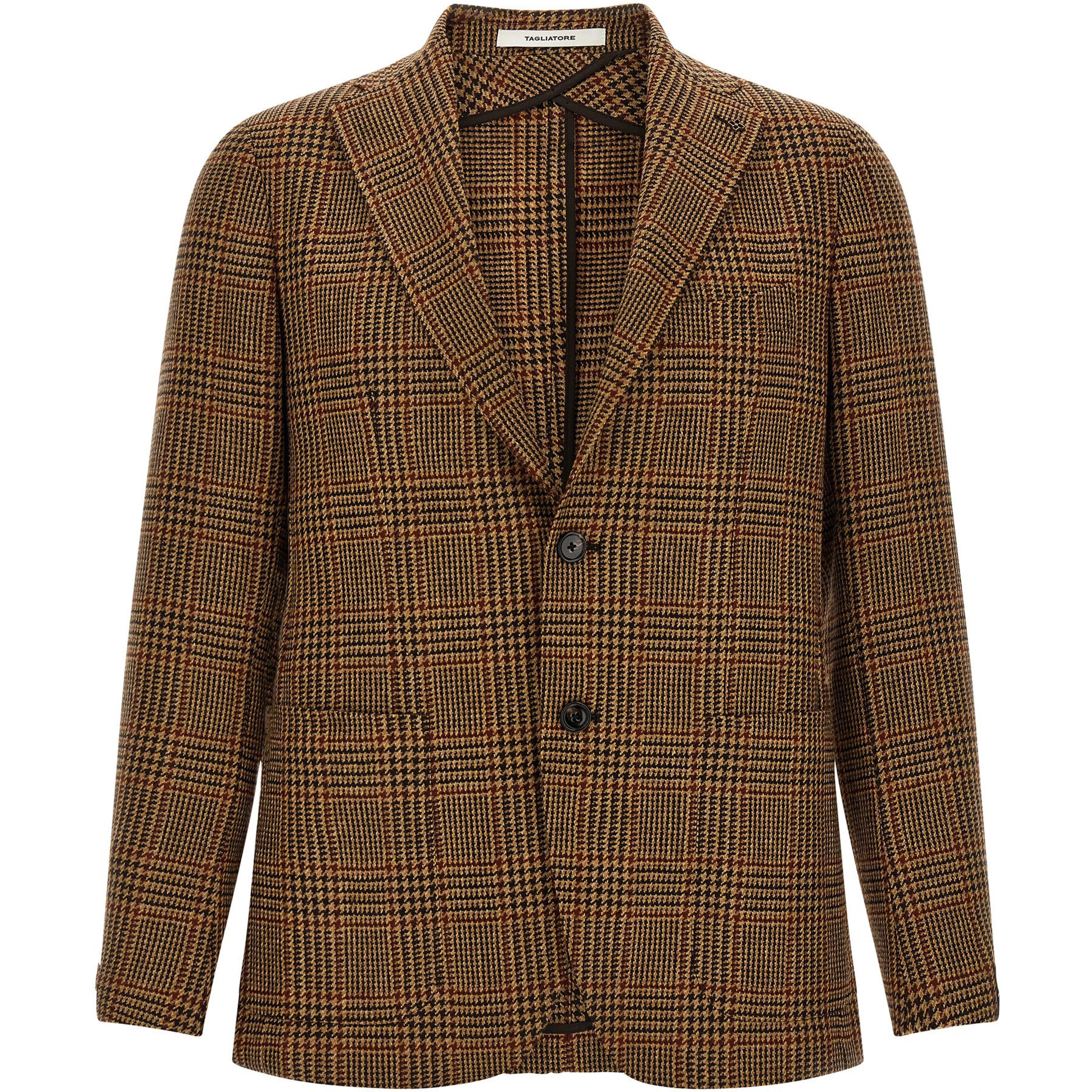 Brown Virgin Wool Blazer