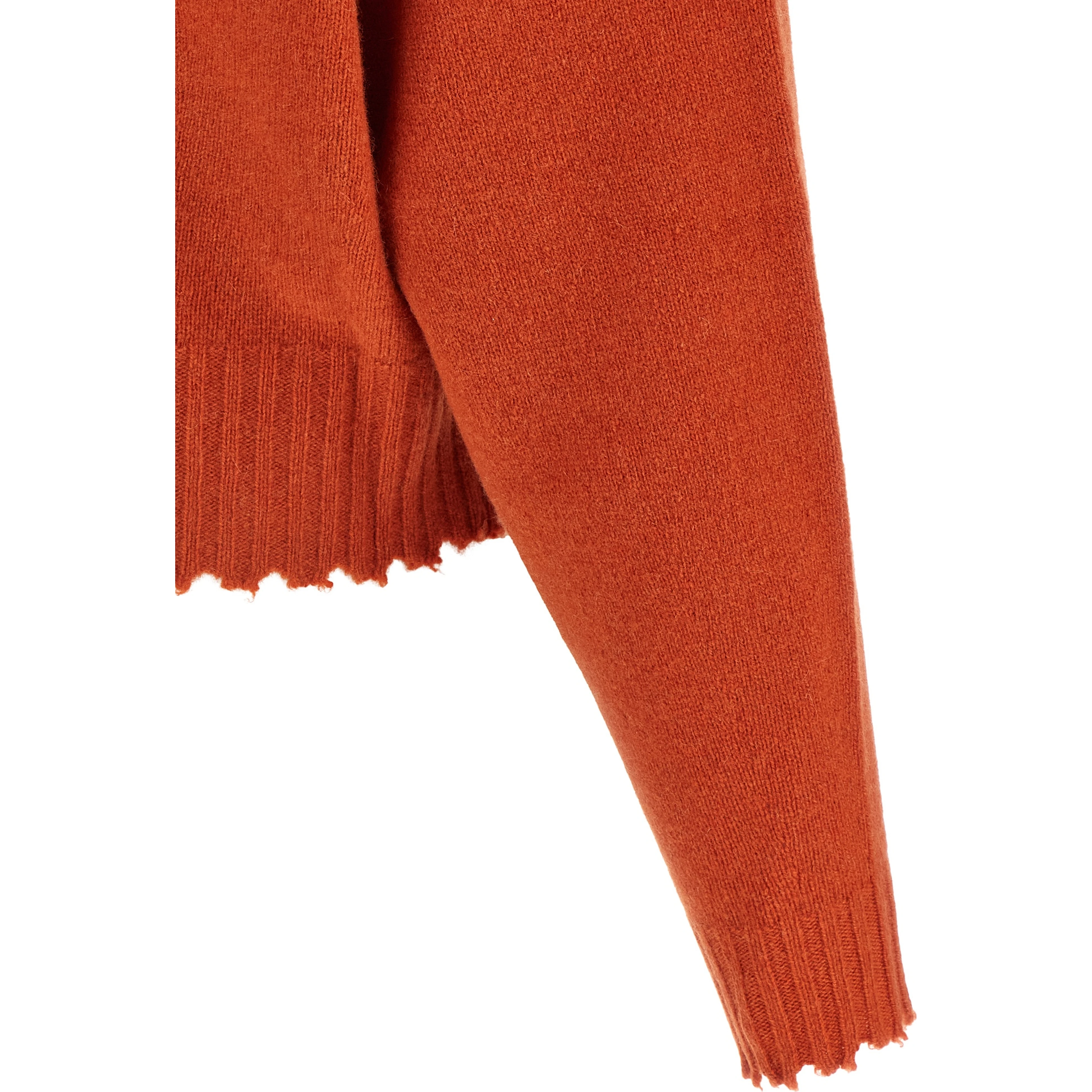 Orange Cashmere Cardigan