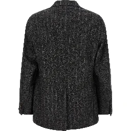 Gray Virgin Wool Two-Piece Suit
