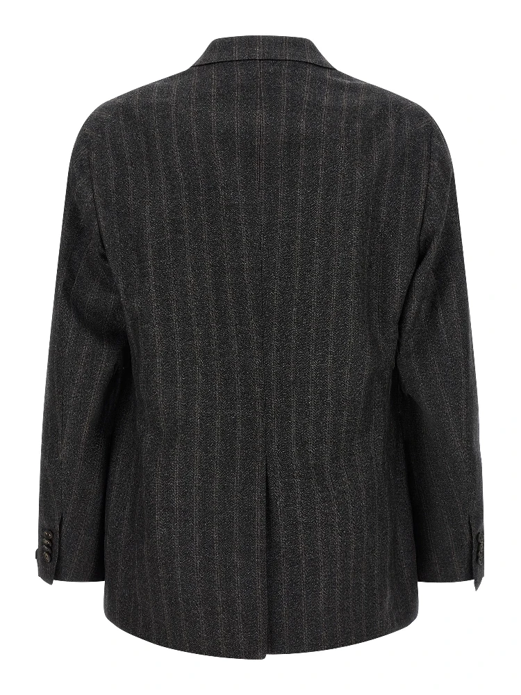 Gray Virgin Wool Two-Piece Suit alternative