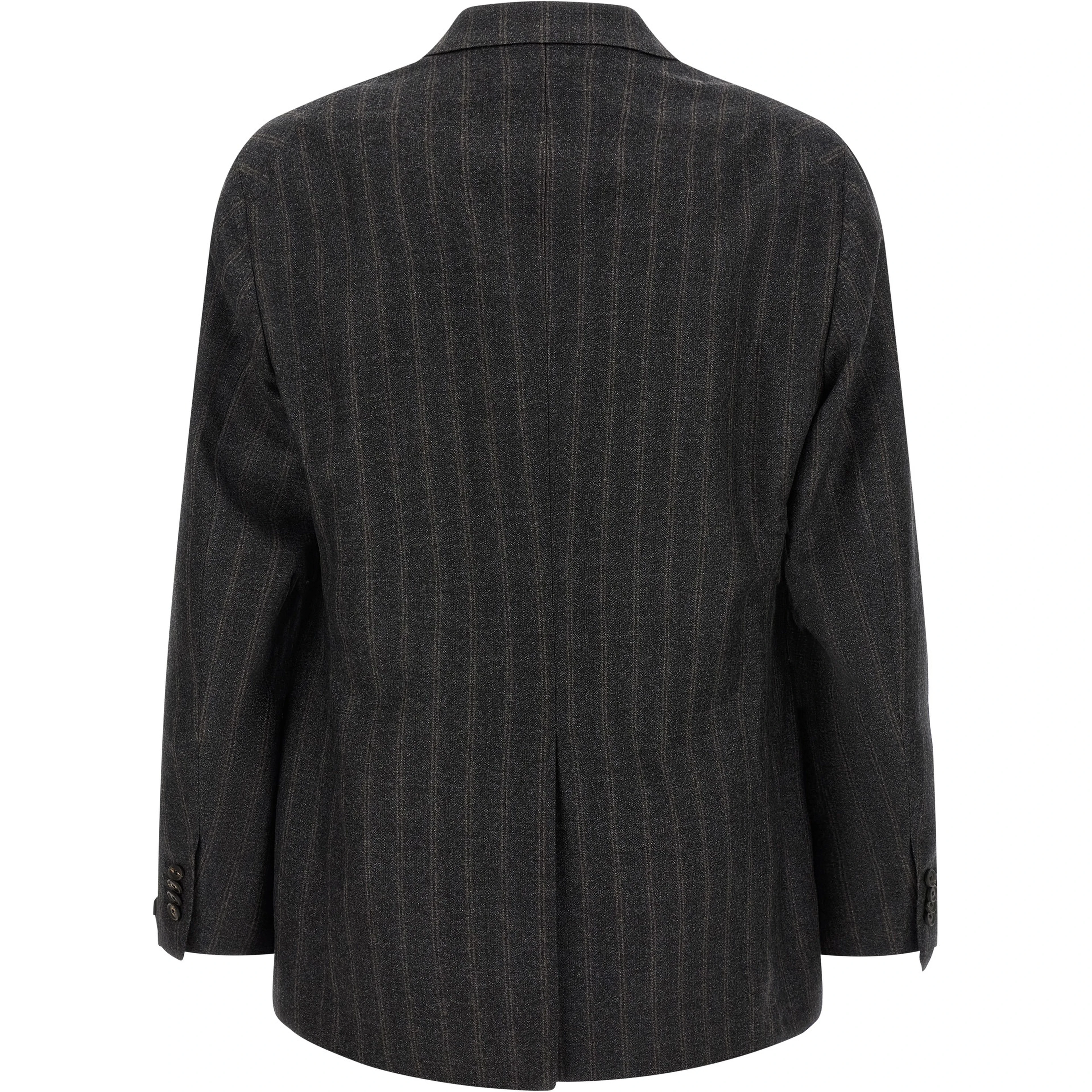 Gray Virgin Wool Two-Piece Suit