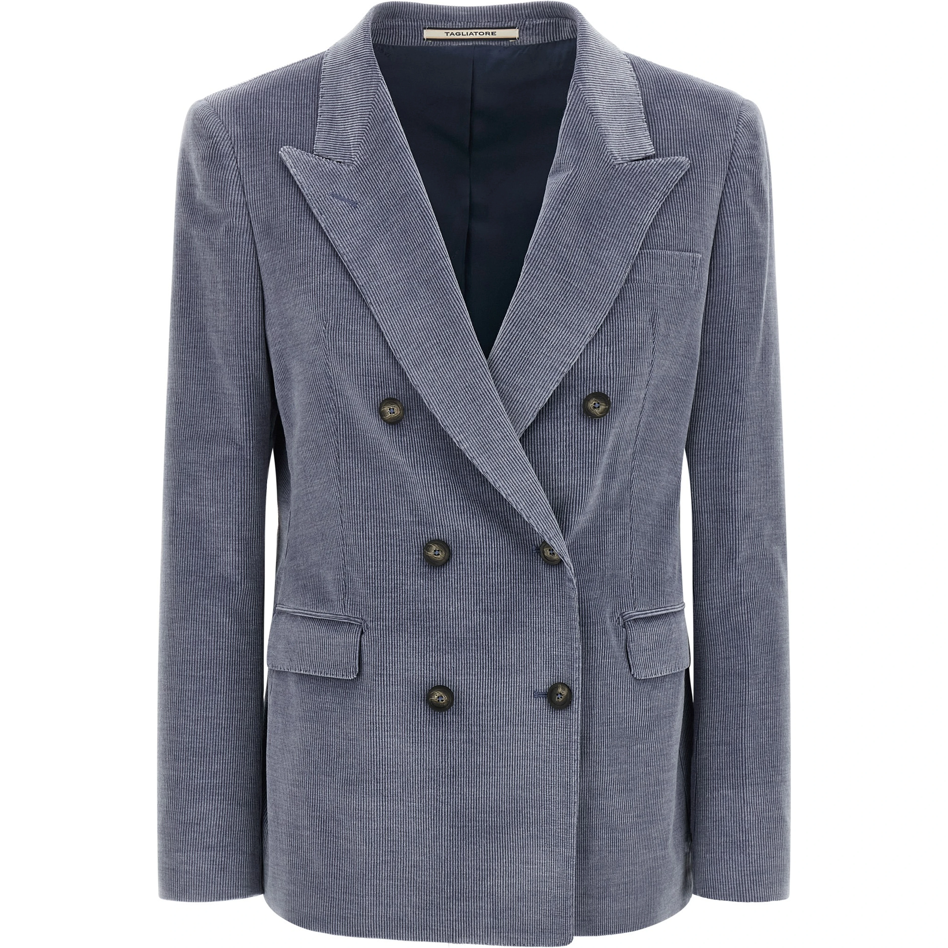 Blue Cotton Blazer