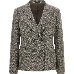 Gray Virgin Wool Blazer
