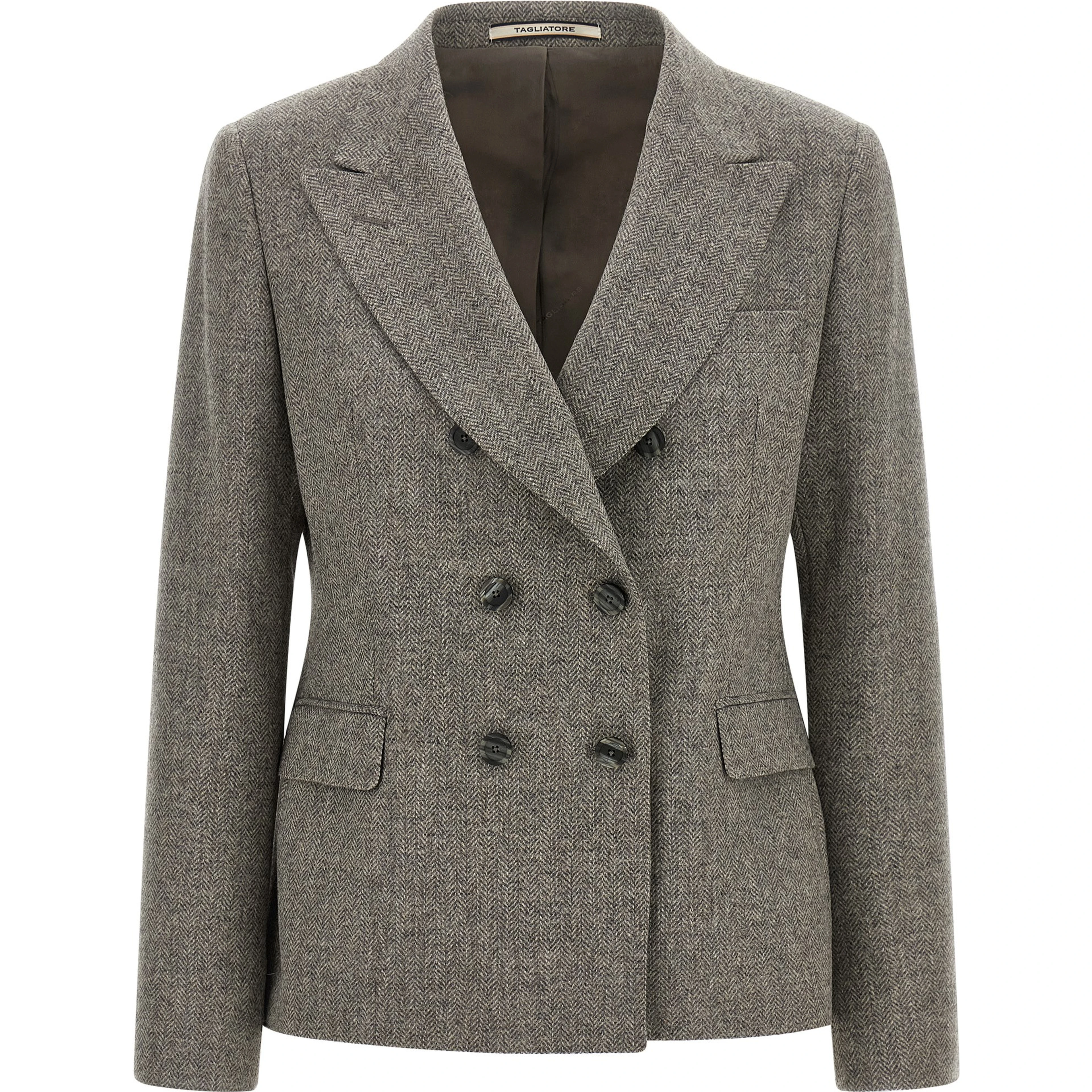 Gray Virgin Wool Blazer