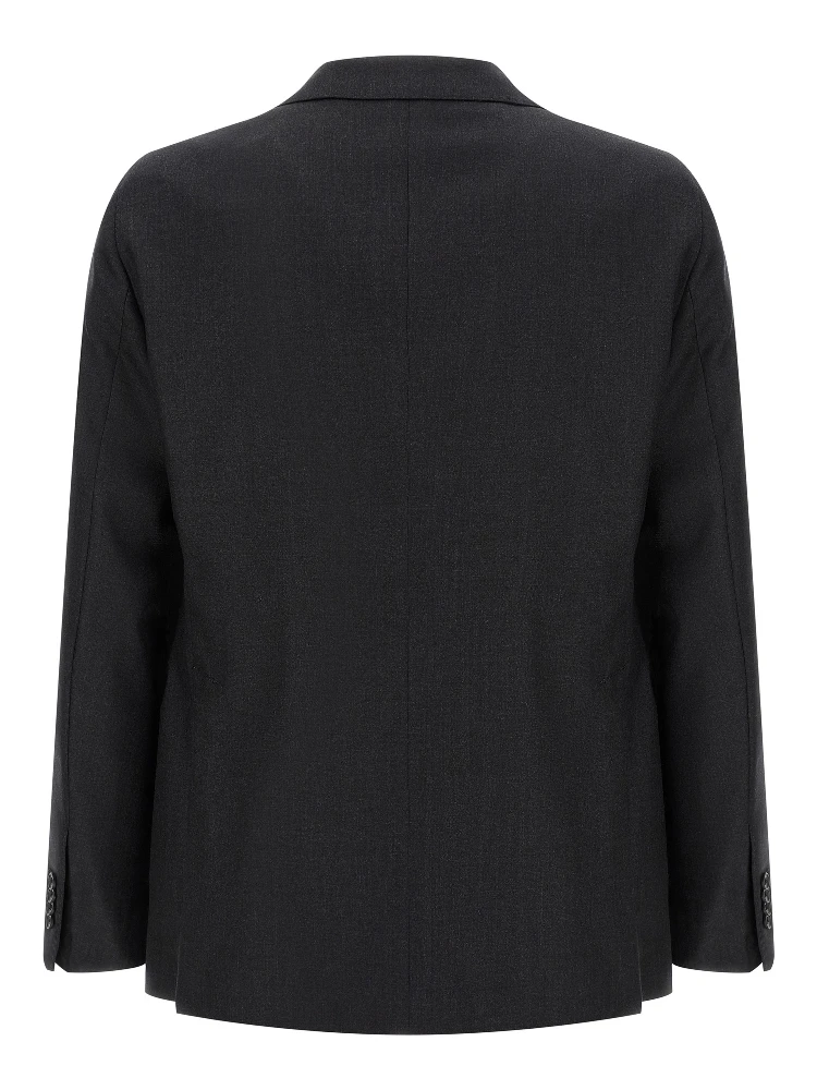 Gray Virgin Wool Two-Piece Suit alternative