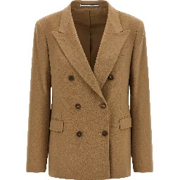 Beige Cashmere Blazer