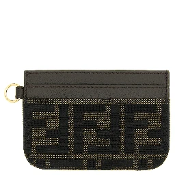 Brown Polyester Cardholder
