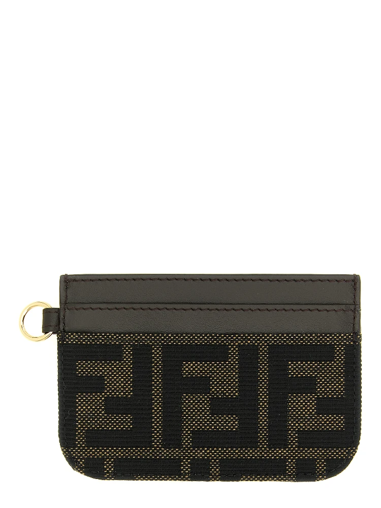 Brown Polyester Cardholder