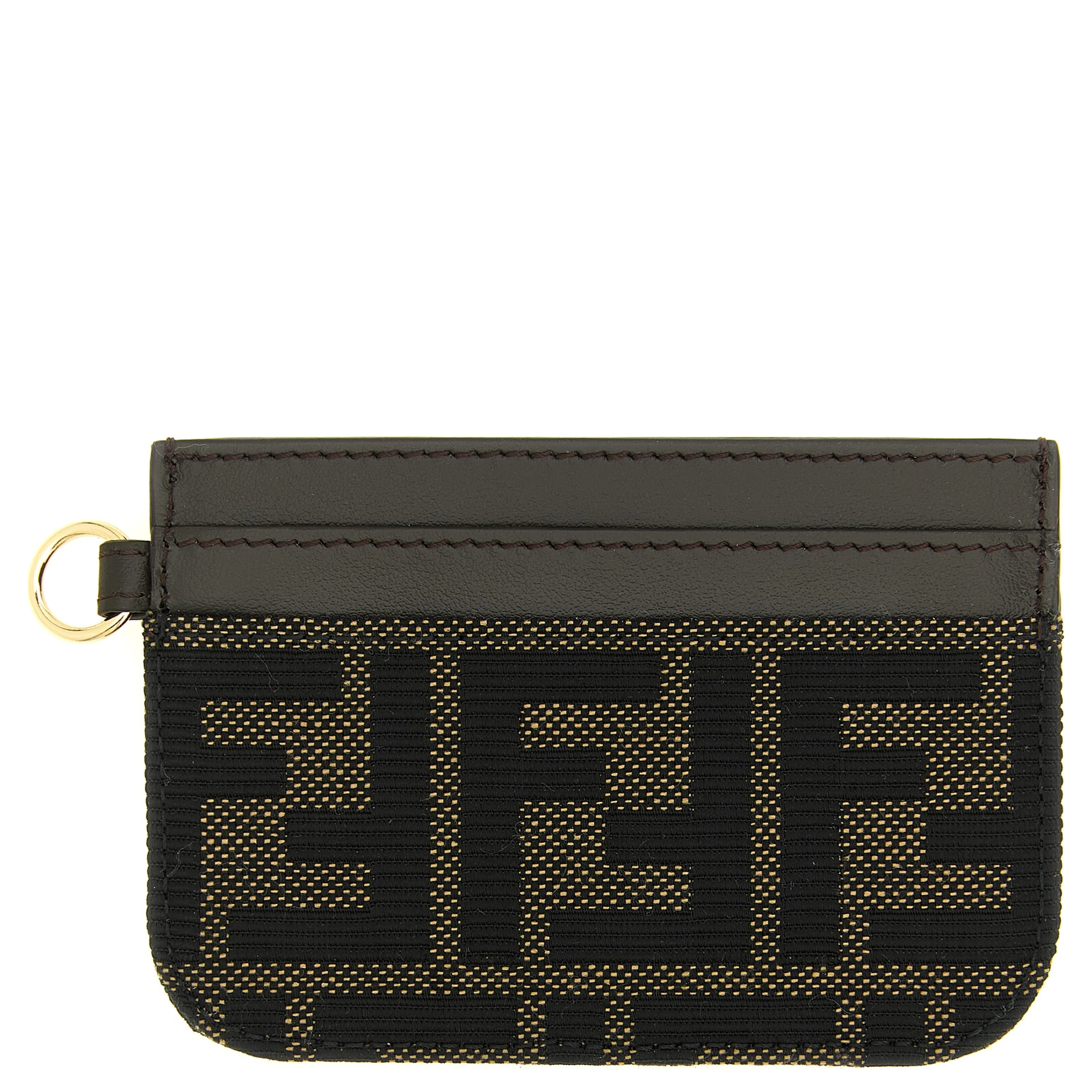 Brown Polyester Cardholder