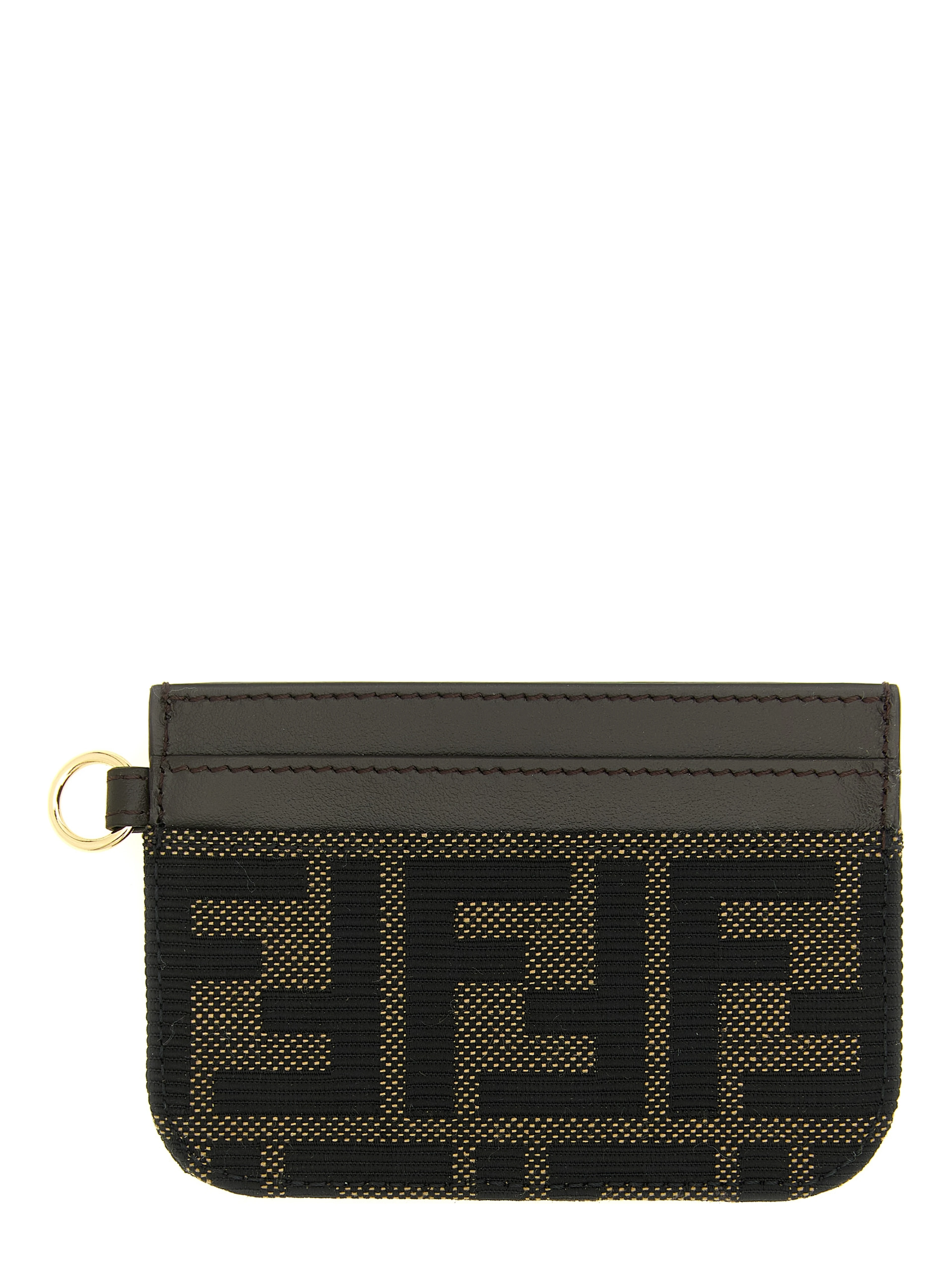 Brown Polyester Cardholder