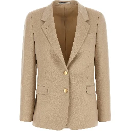 Beige Cashmere Blazer
