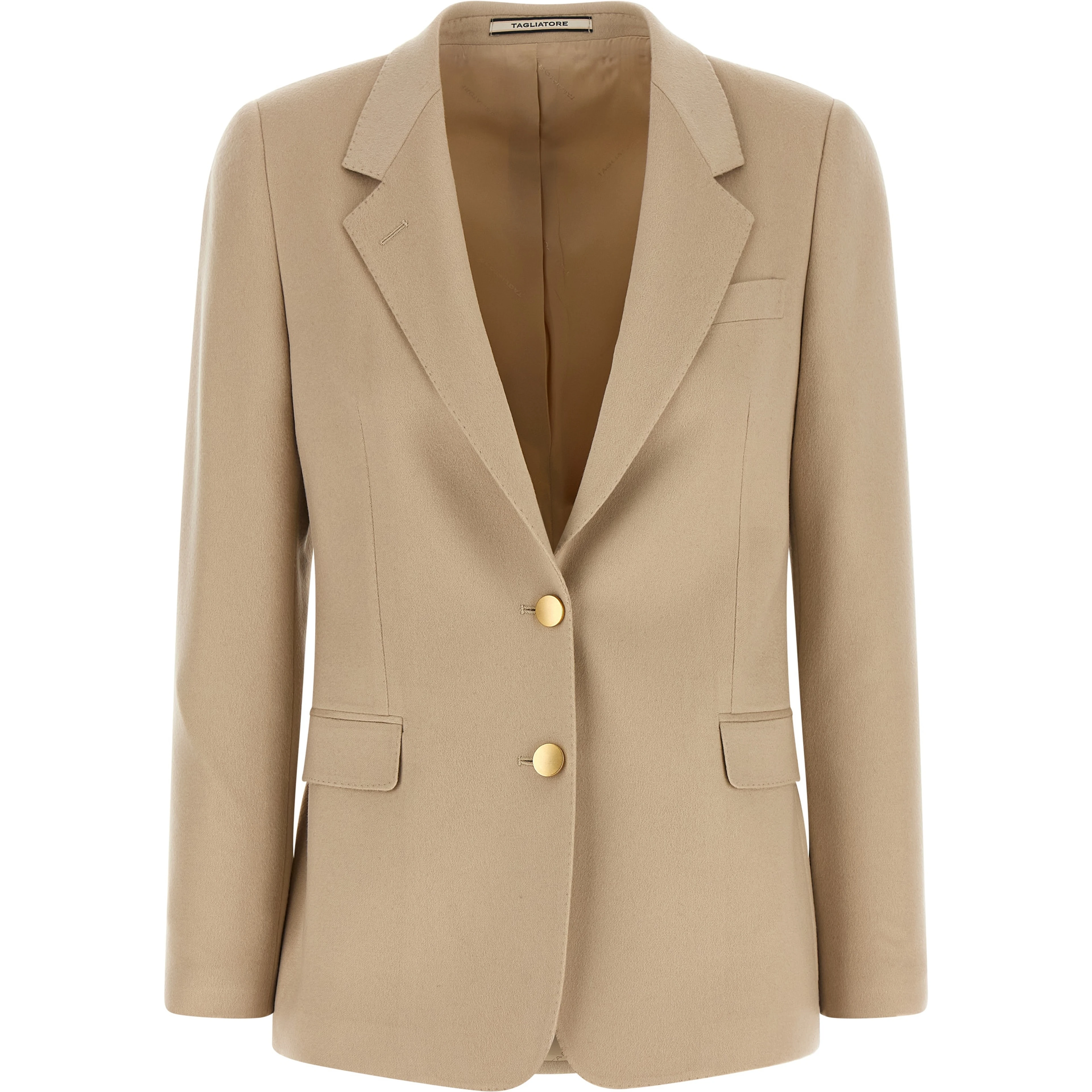 Beige Cashmere Blazer