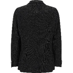 Gray Polyester Blazer
