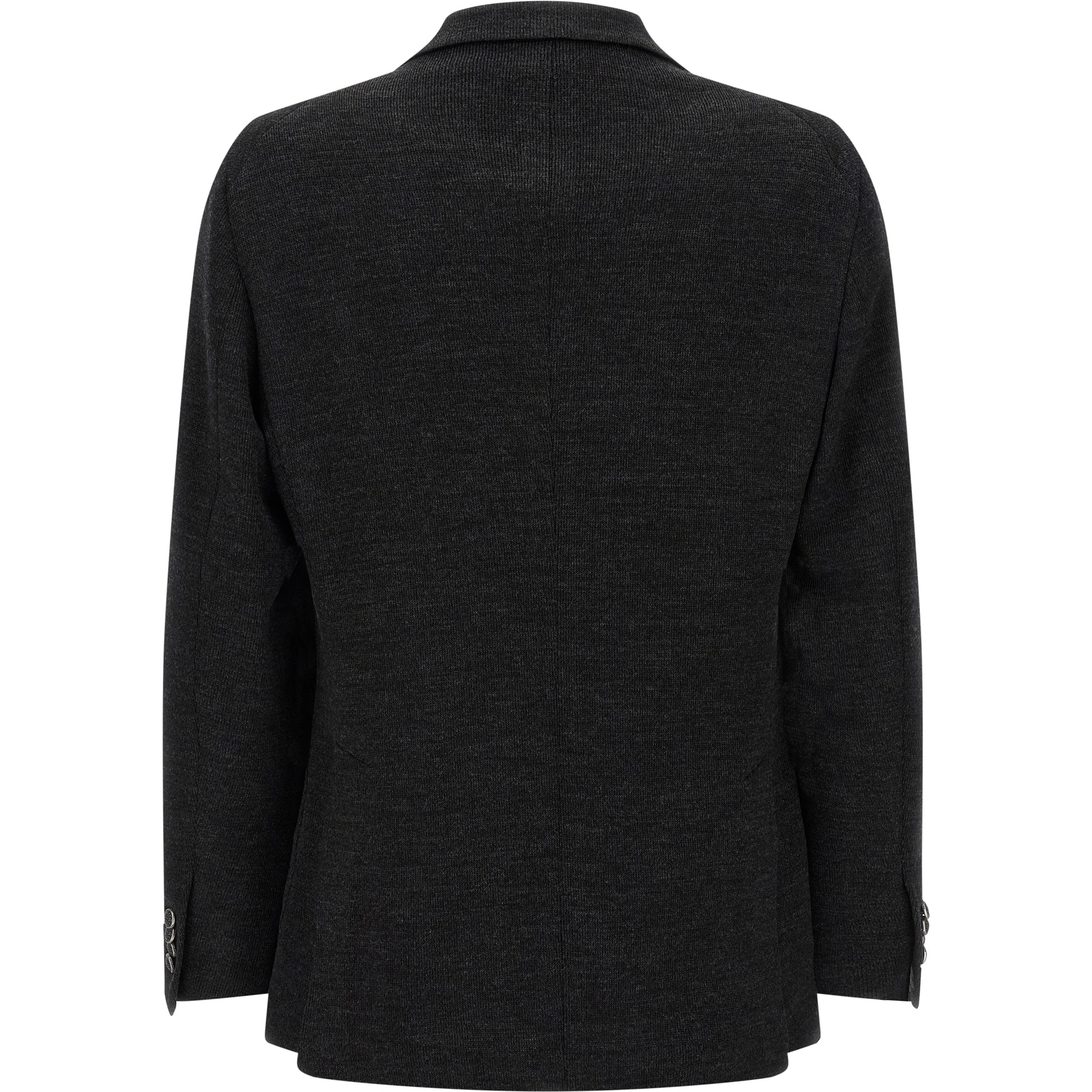 Gray Polyester Blazer