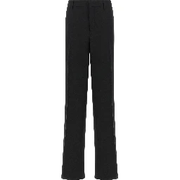 Black Polyester Dress Pants