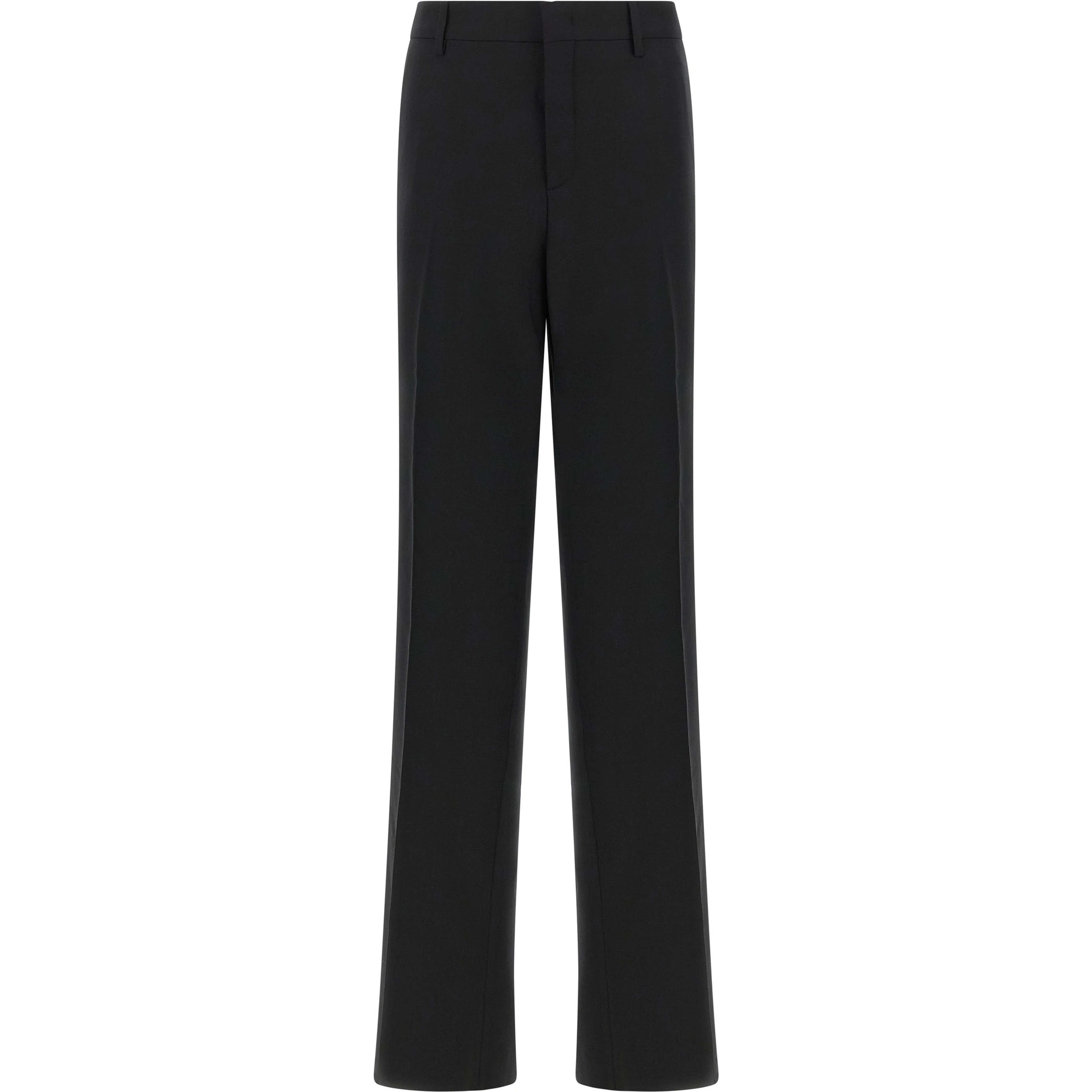 Black Polyester Dress Pants