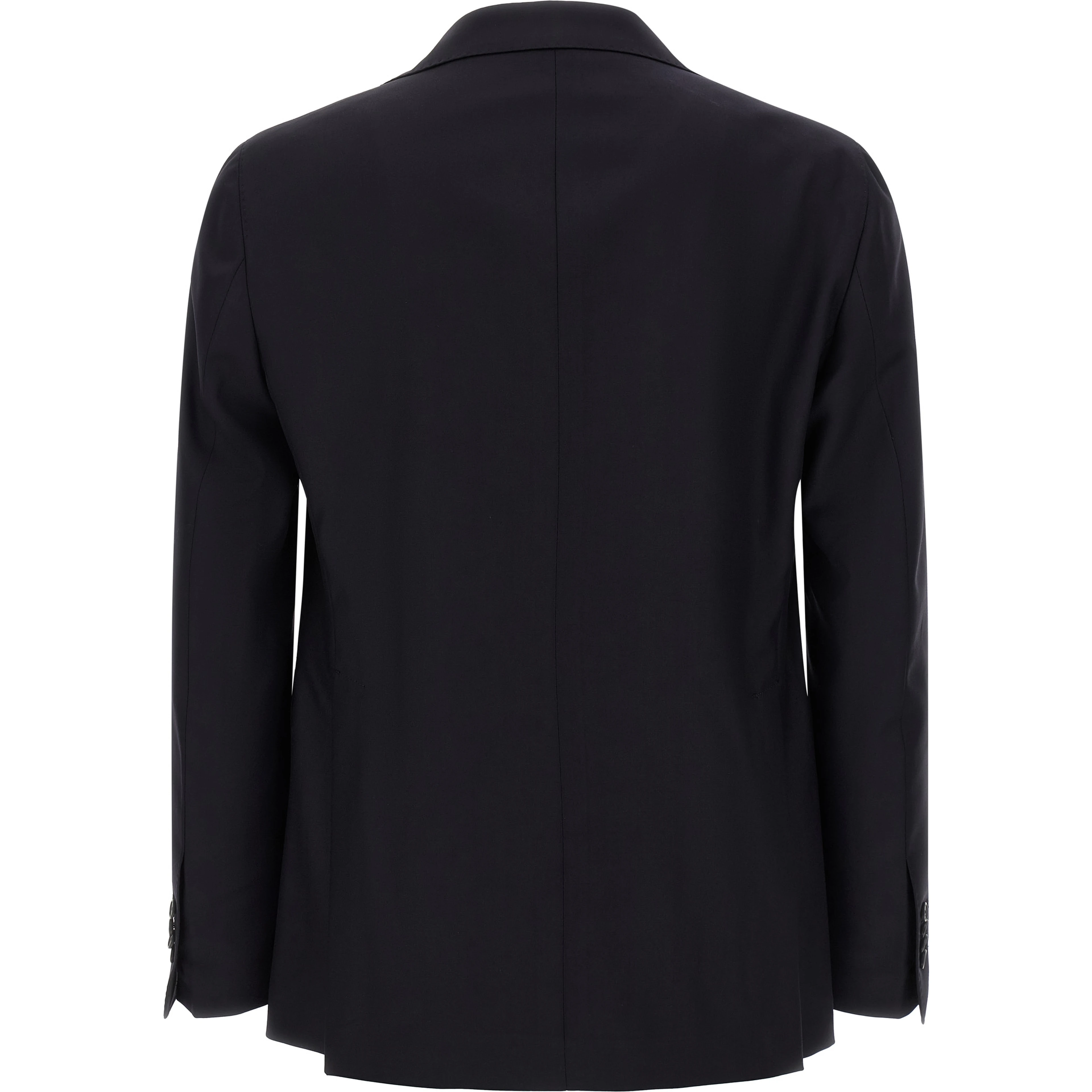 Blue Virgin Wool Two-Piece Suit