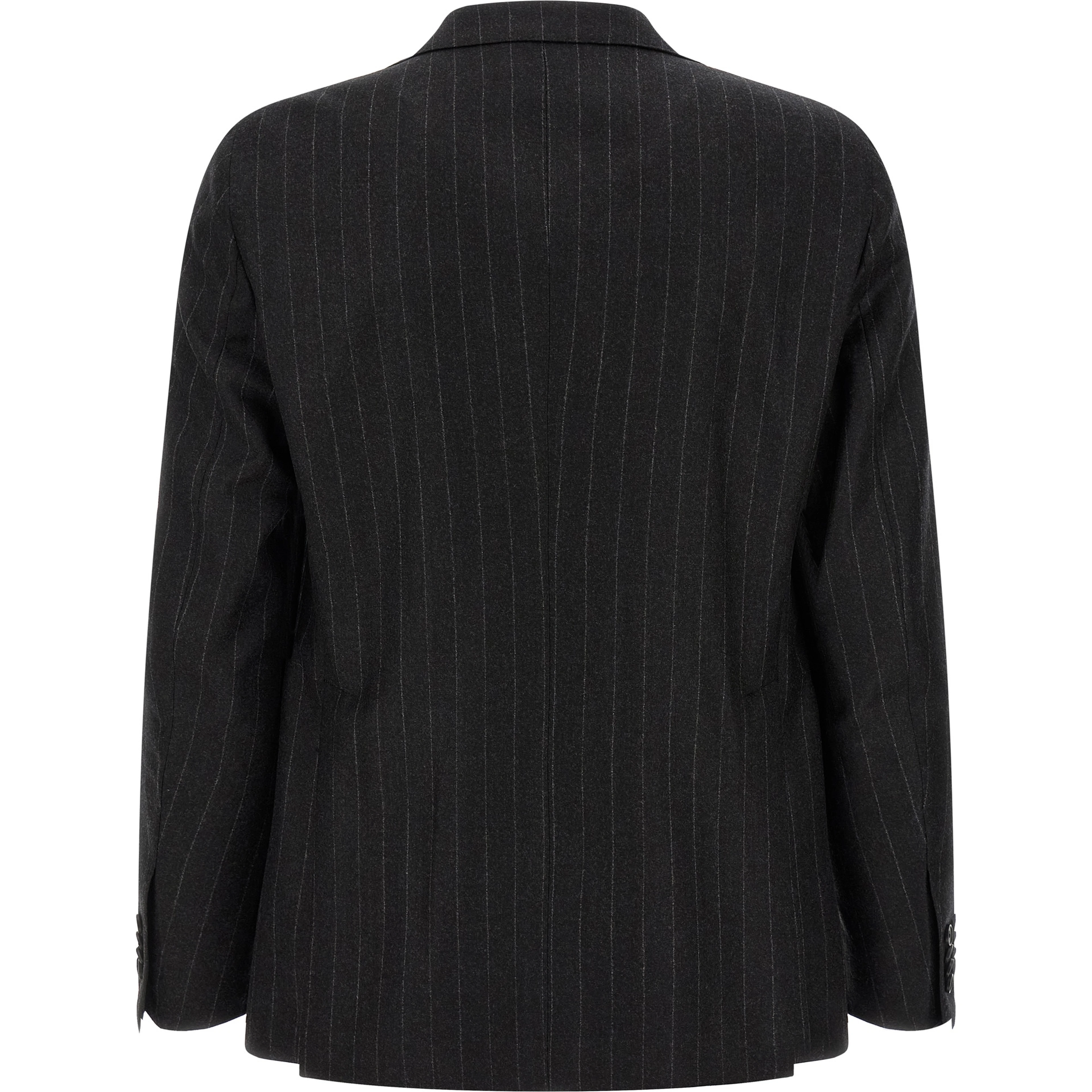 Gray Virgin Wool Two-Piece Suit