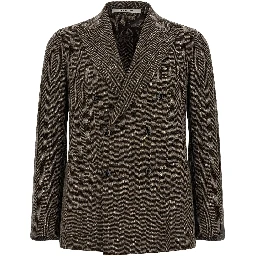 Brown Virgin Wool Blazer