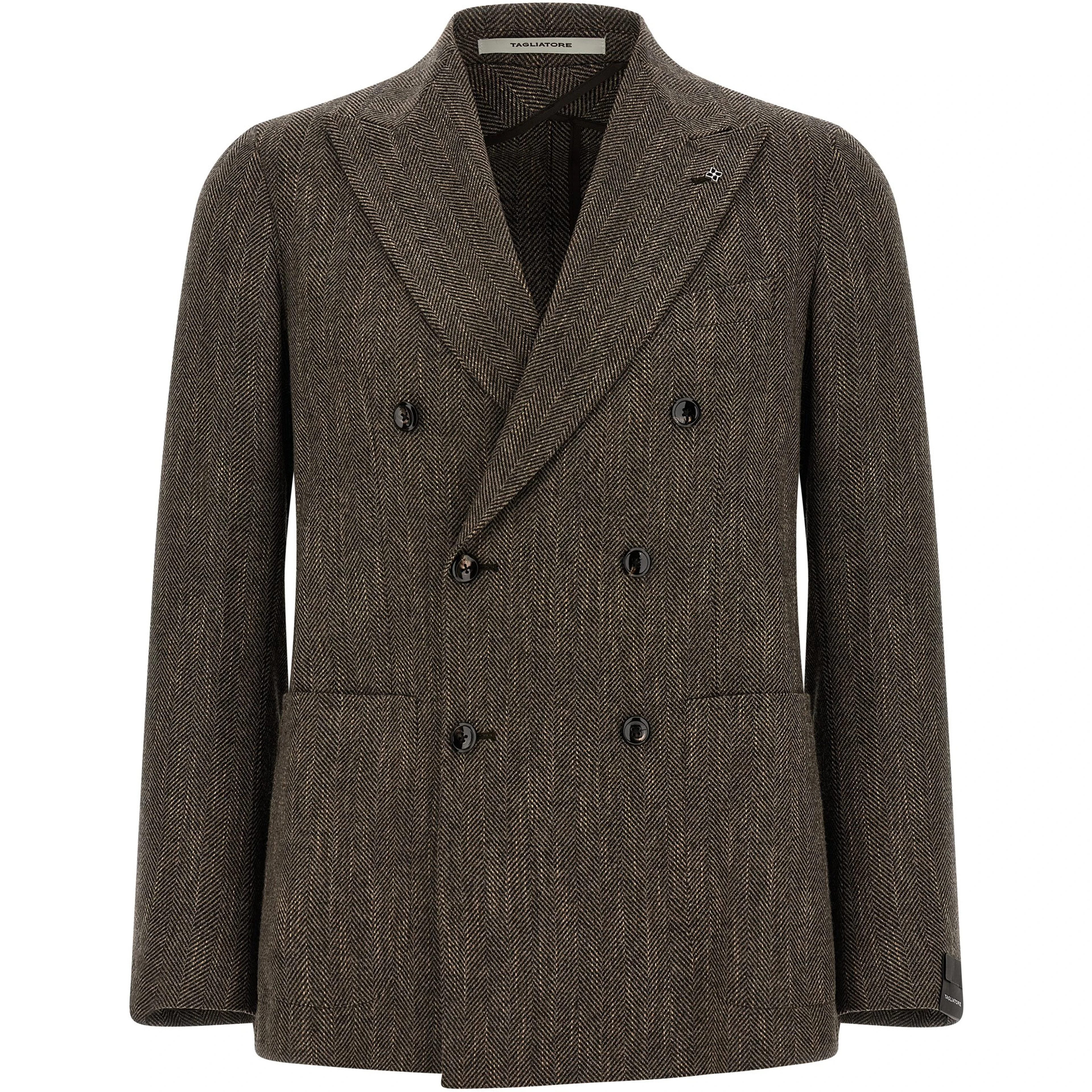 Brown Virgin Wool Blazer