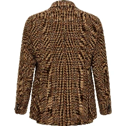 Brown Virgin Wool Blazer