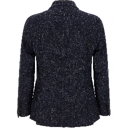 Blue Virgin Wool Blazer