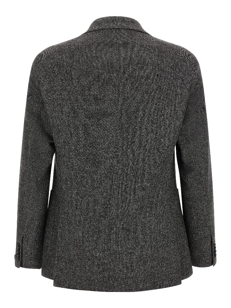 Gray Virgin Wool Blazer alternative