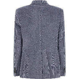 Blue Cotton Blazer
