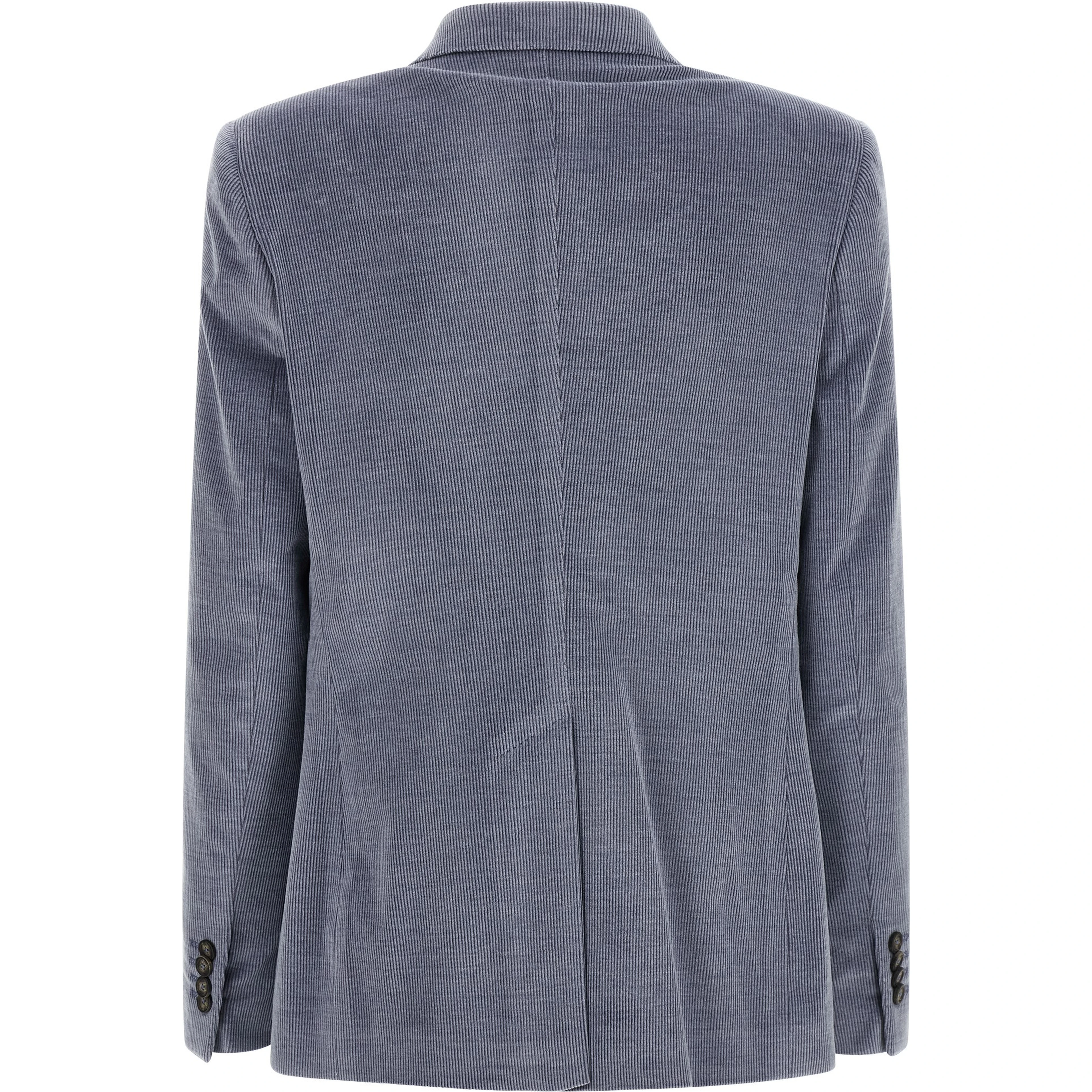 Blue Cotton Blazer