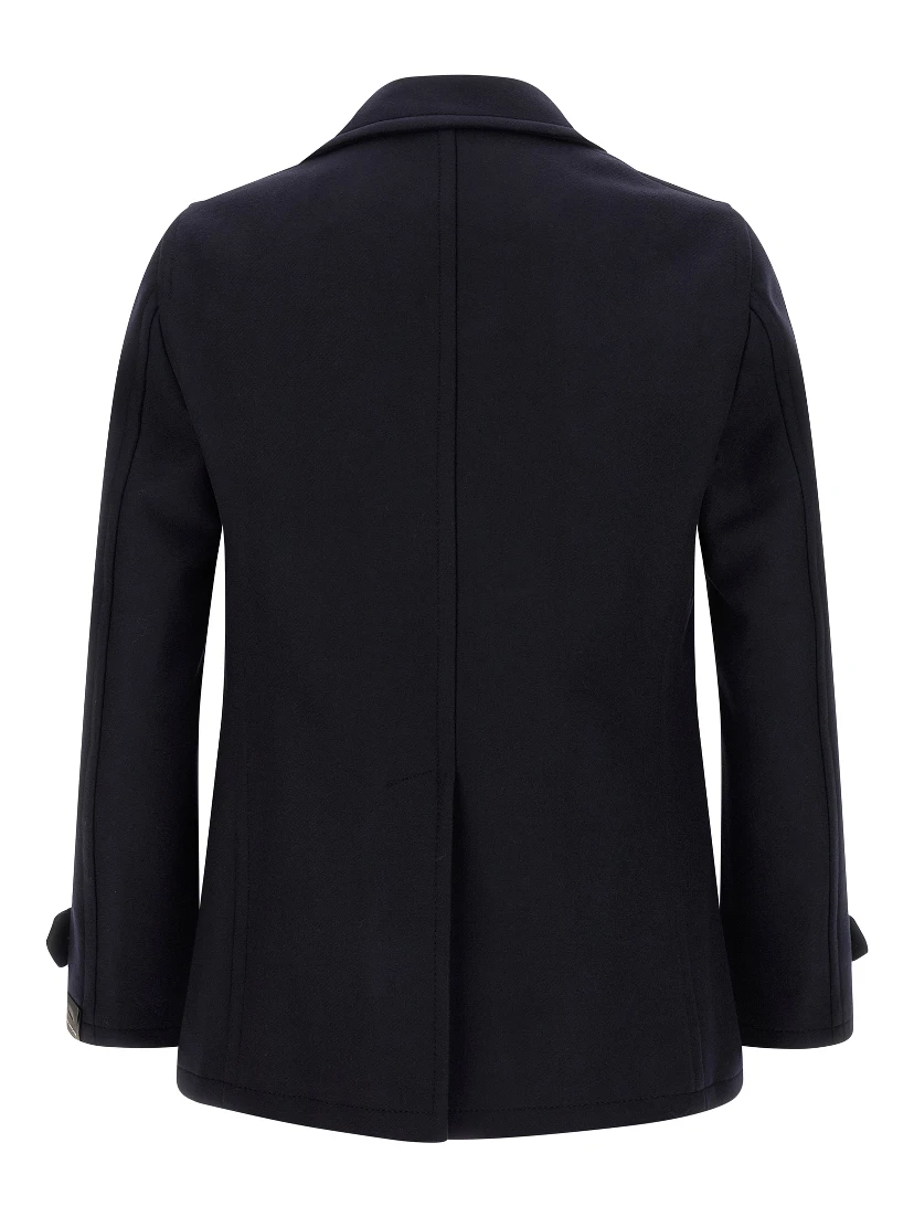 Blue Wool Coat