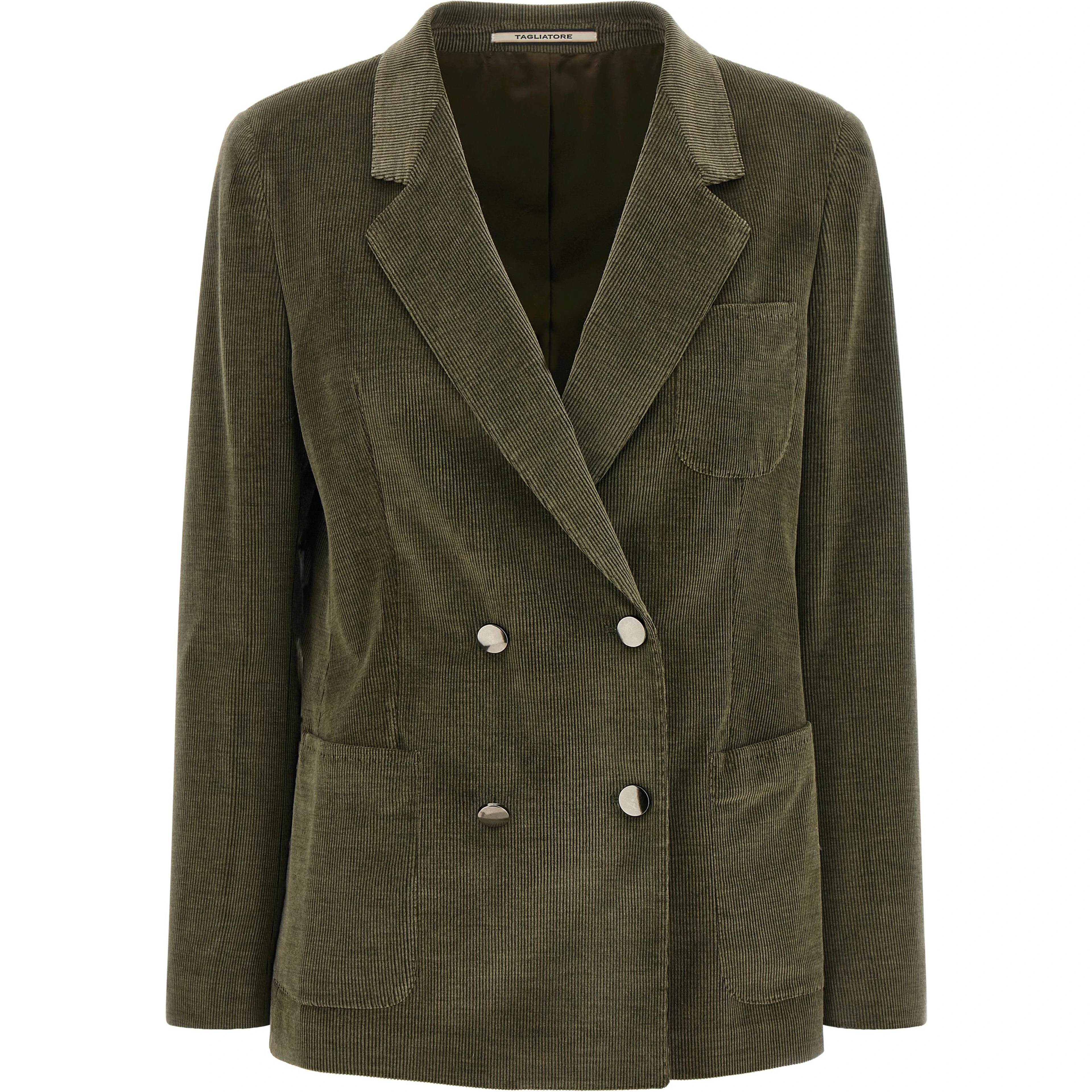 Bicolor Cotton Blazer