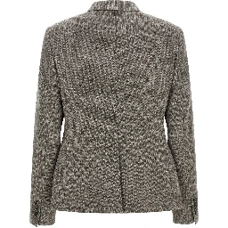 Gray Virgin Wool Blazer