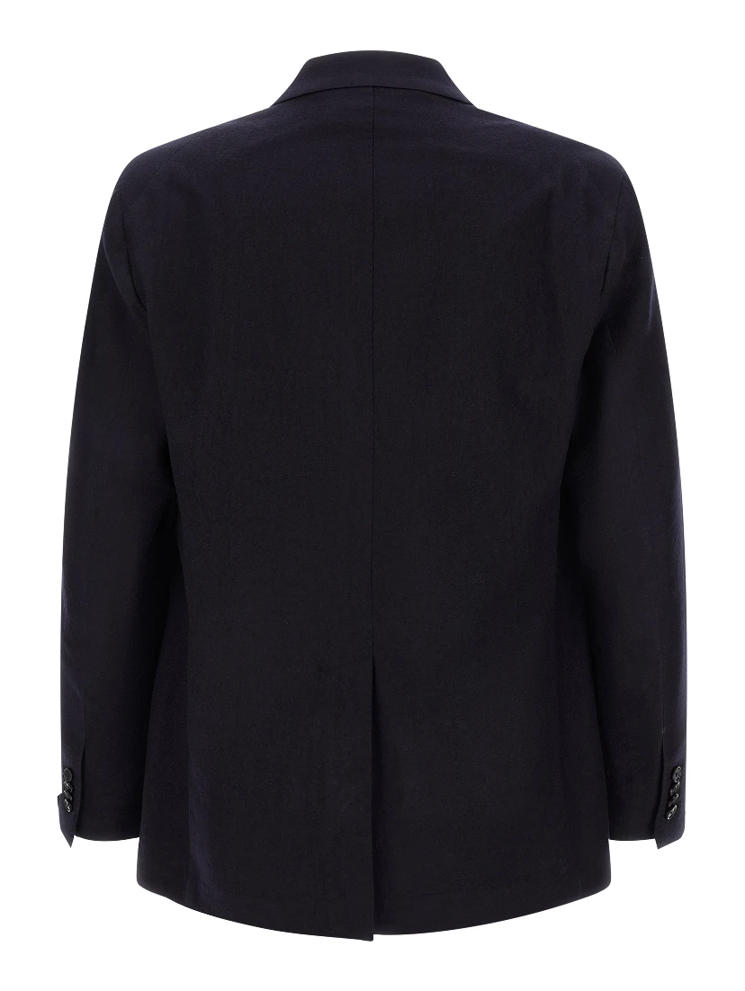 Blue Virgin Wool Two-Piece Suit