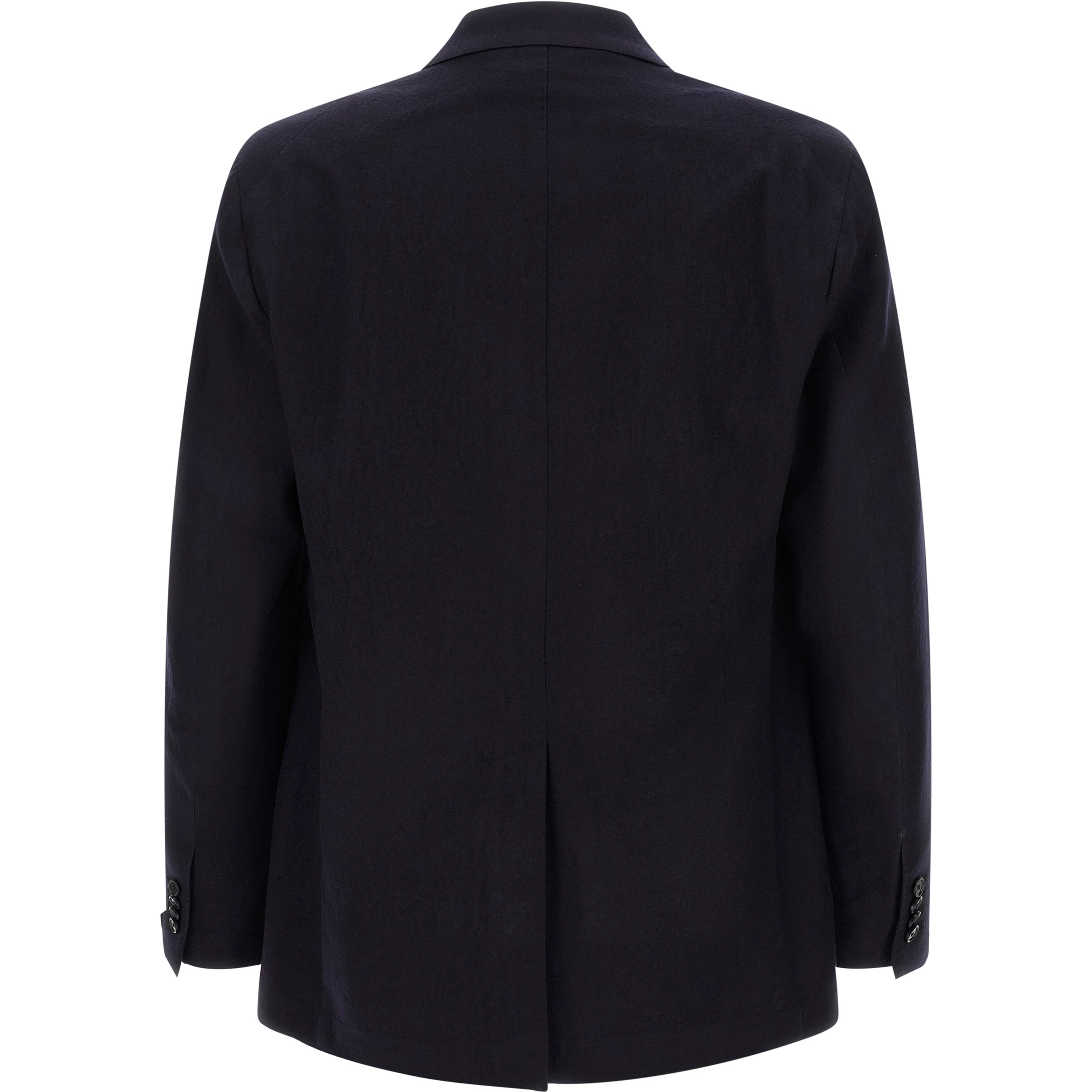 Blue Virgin Wool Two-Piece Suit