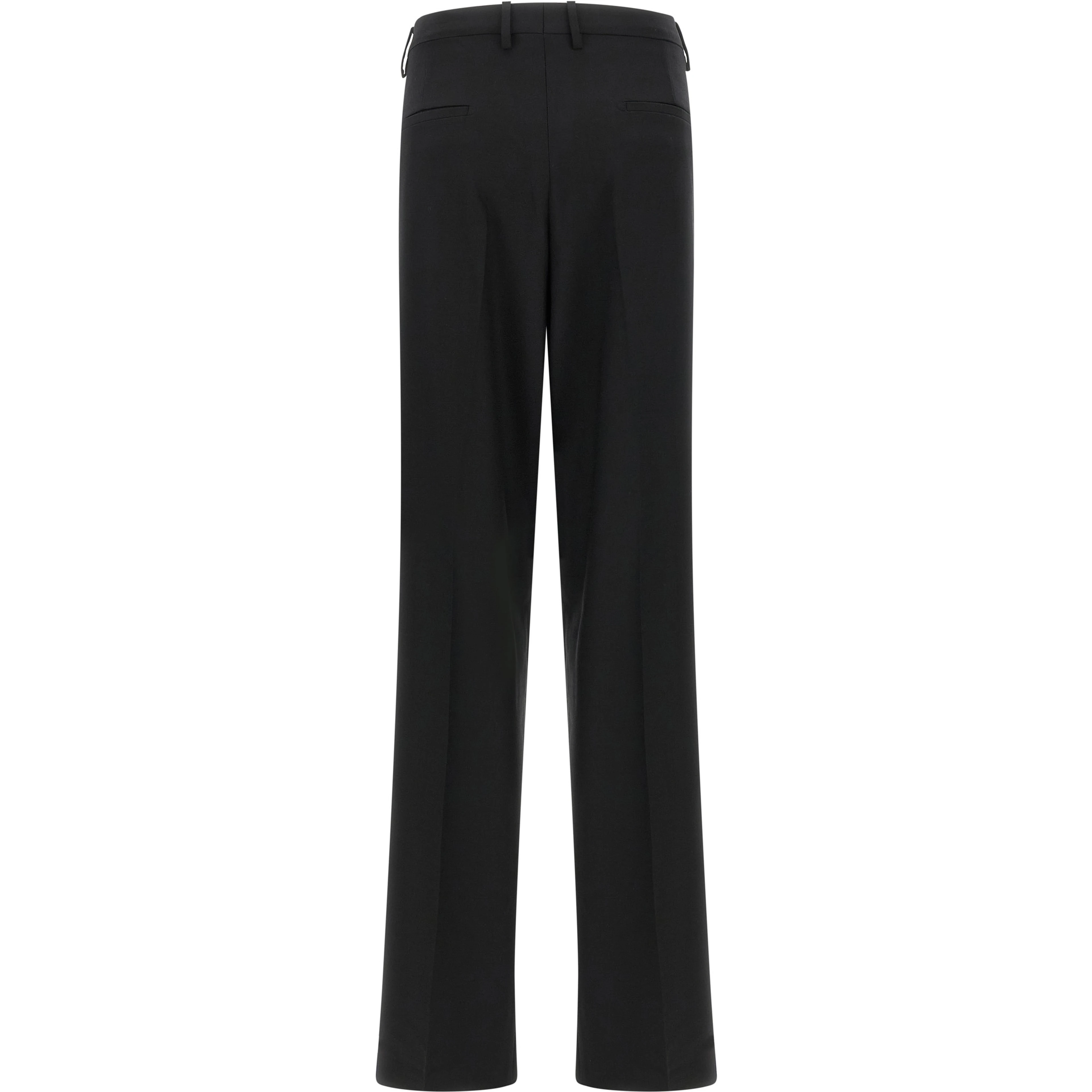 Black Polyester Dress Pants