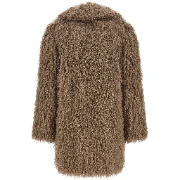 Gray Polyester Coat