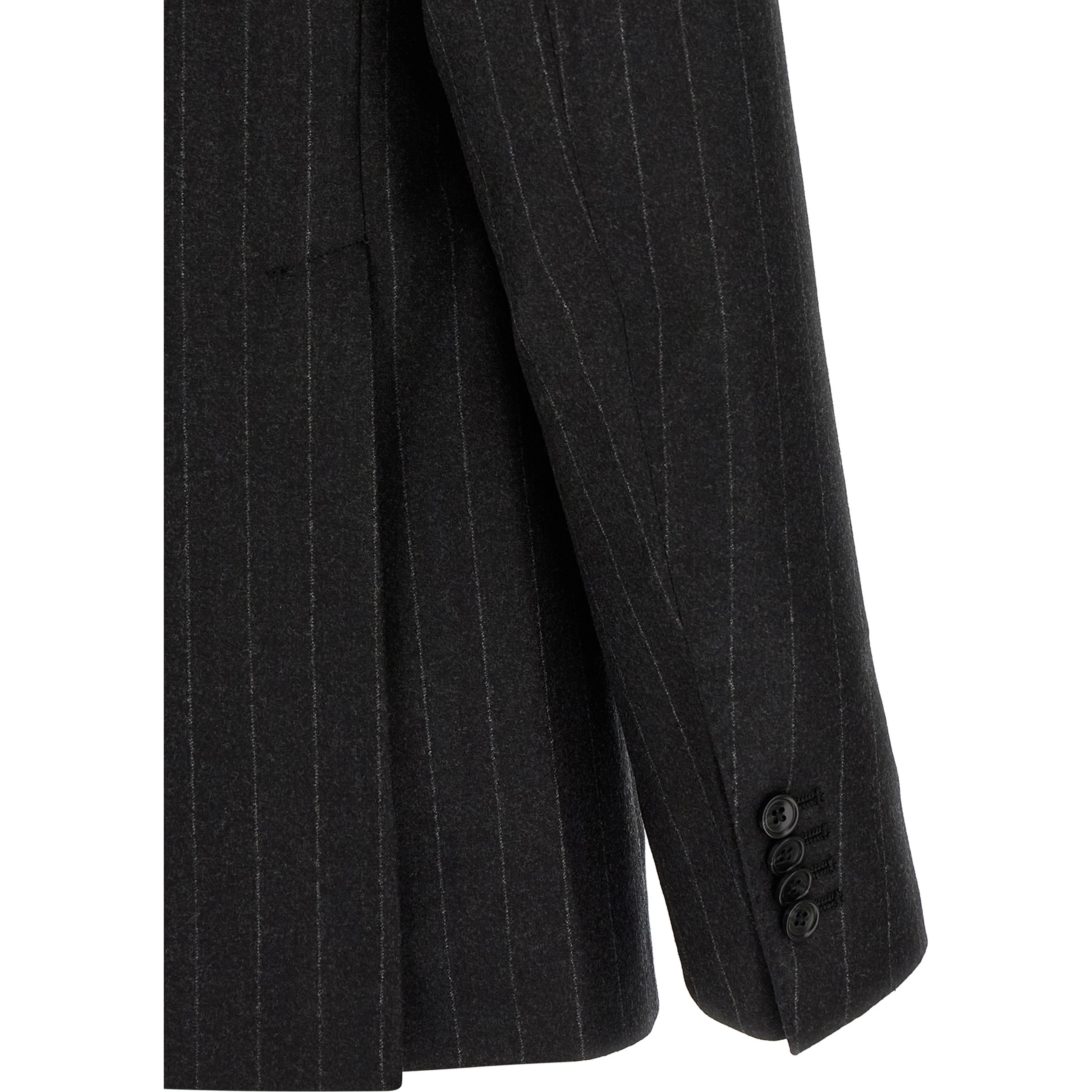 Gray Virgin Wool Two-Piece Suit