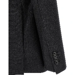 Gray Virgin Wool Two-Piece Suit