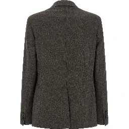 Gray Virgin Wool Two-Piece Suit