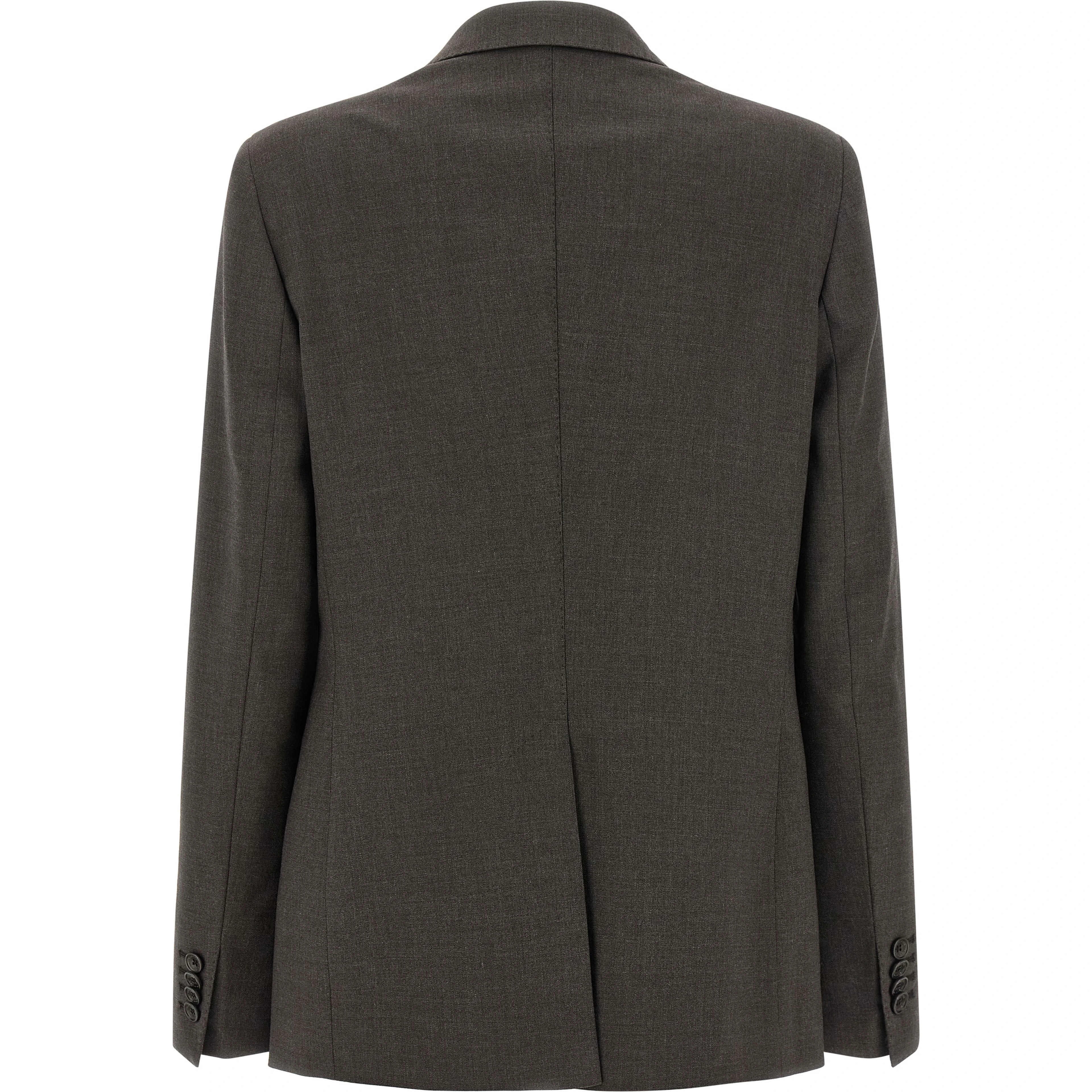 Gray Virgin Wool Two-Piece Suit