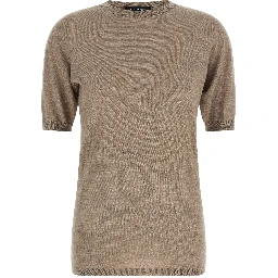 Beige Cashmere Cardigan