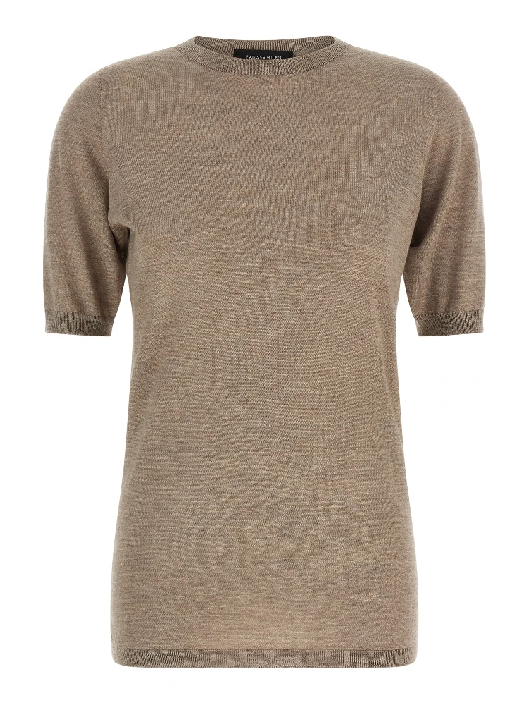 Beige Cashmere Cardigan