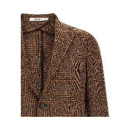Brown Virgin Wool Blazer